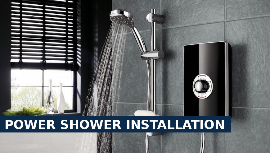 Power shower installation Kilburn